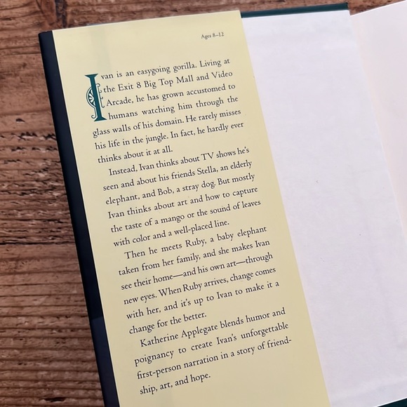 🌟First Edition-The One and Only Ivan 🦍 by Katherine Applegate - Picture 4 of 8
